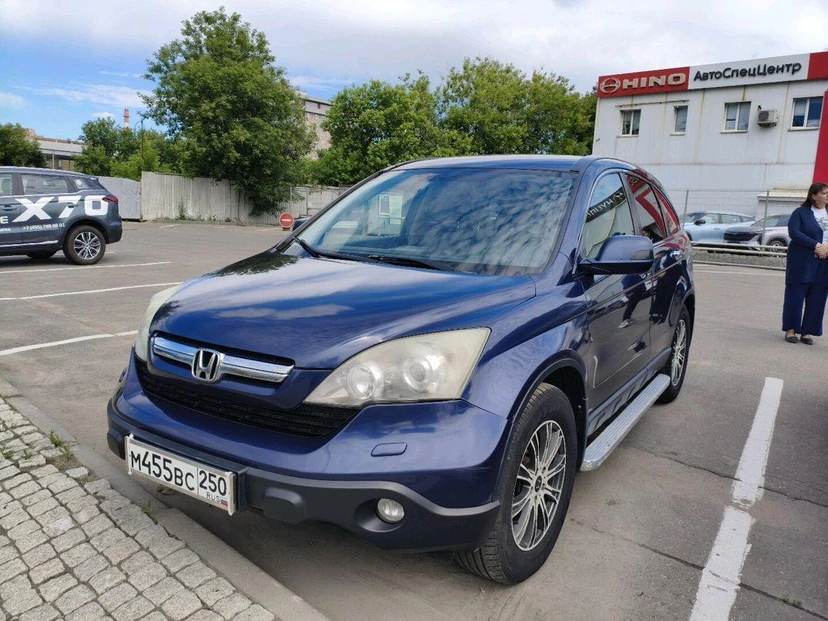 Honda CR-V III поколение 2.0 AT 4WD (150 л.с.) Elegance Синий 2008 с пробегом 290 384 км