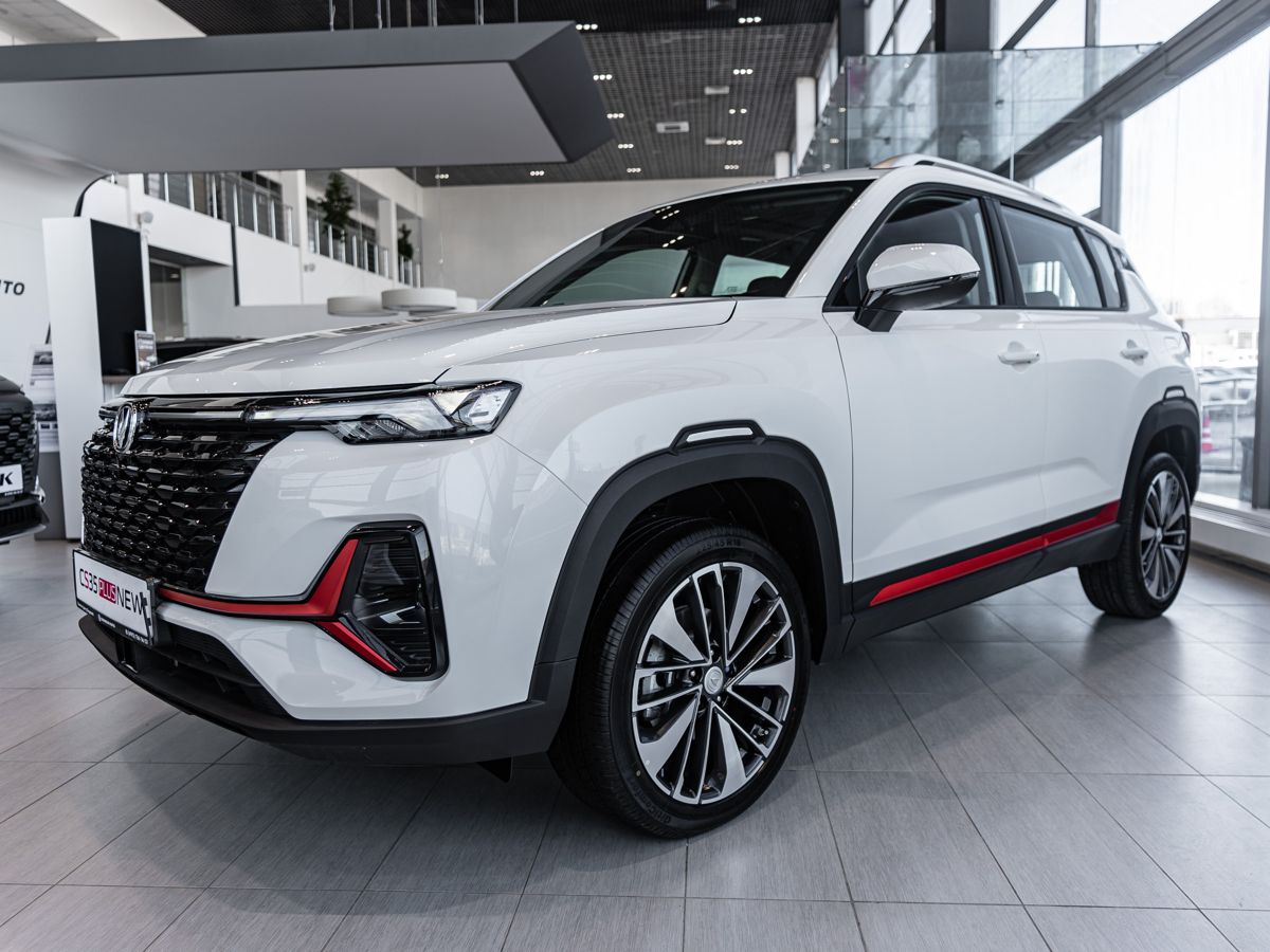 Автомобиль Changan CS35PLUS I [рестайлинг] 1.4 AMT (150 л.с.) Tech Белый 2025 новый
