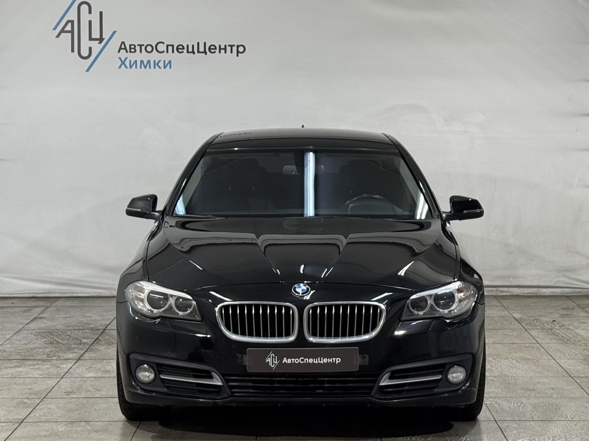 Автомобиль BMW 5 серии VI (F07/F10/F11) [рестайлинг] 528 2.0 AT 4WD (245 л.с.) Base Чёрный 2016 с пробегом 109 000 км