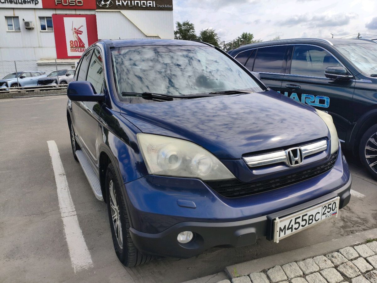 Honda CR-V III поколение 2.0 AT 4WD (150 л.с.) Elegance Синий 2008 с пробегом 290 384 км