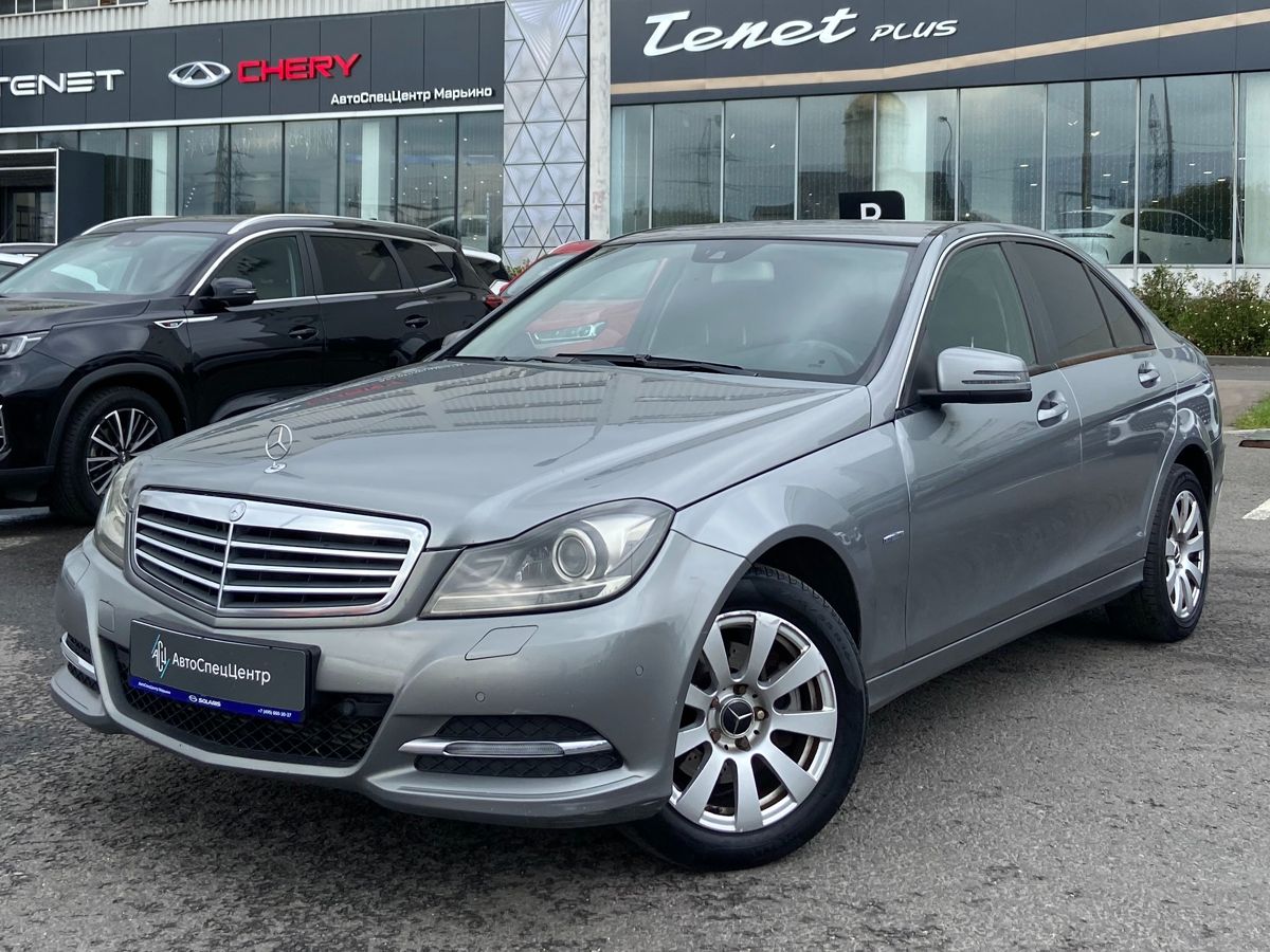 Mercedes-Benz C-Класс III (W204) [рестайлинг] 200 1.8 AT (184 л.с.) Base Серый 2012 с пробегом 289 286 км