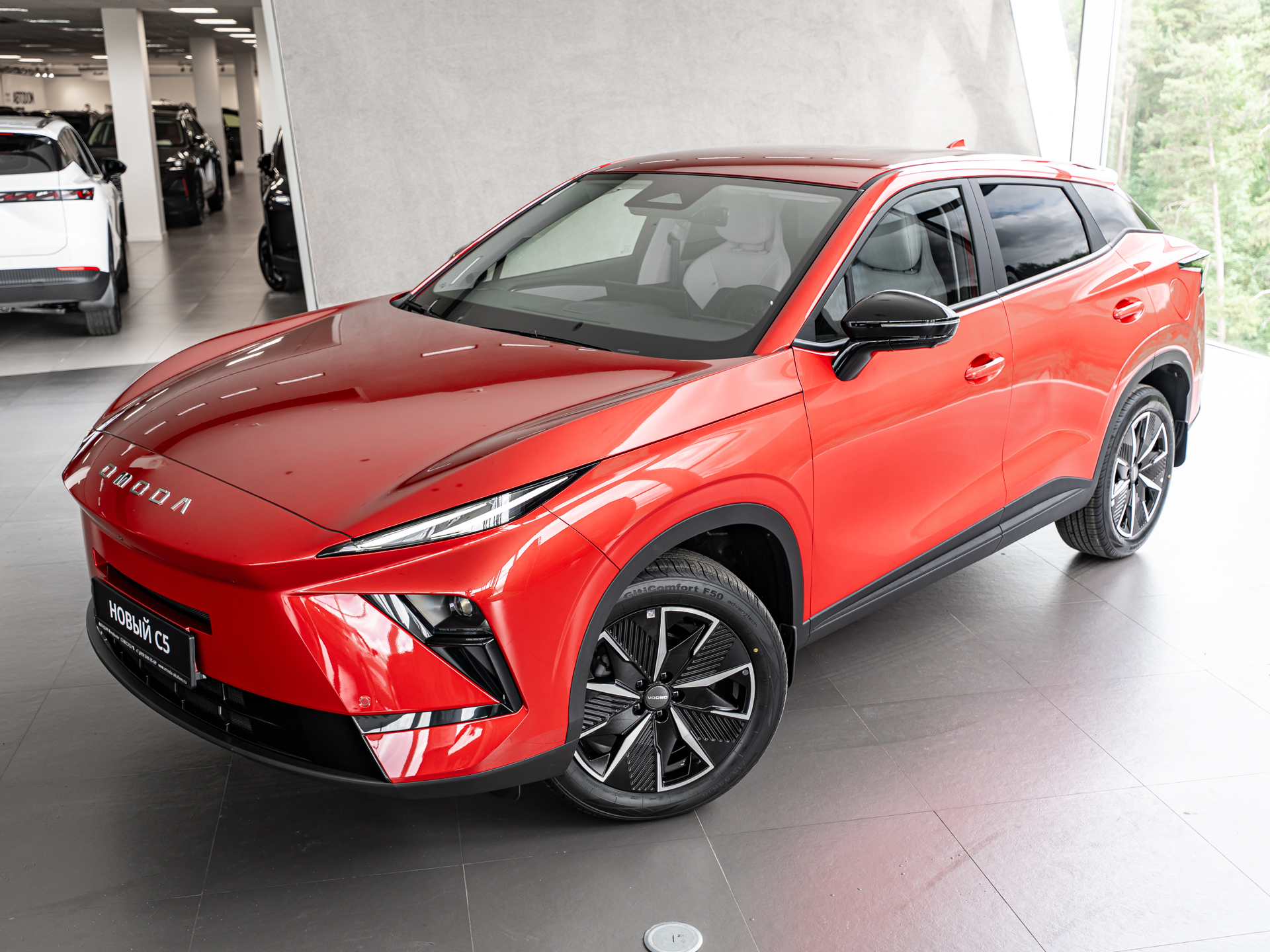 OMODA C5 II поколение 1.5 AMT (147 л.с.) Стиль Красный 2026 новый