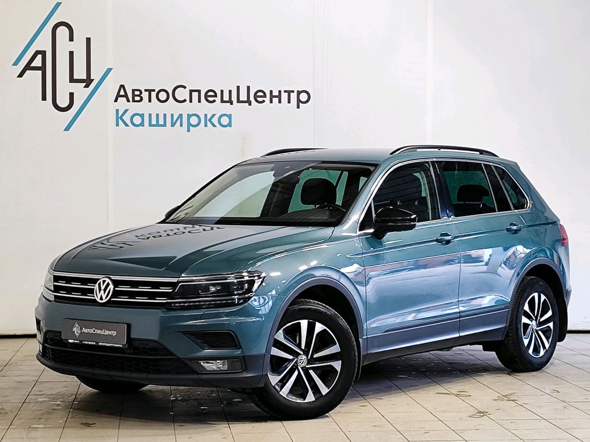 Volkswagen Tiguan II поколение 1.4 AMT 4WD (150 л.с.) Connect Синий 2020 с пробегом 108 274 км