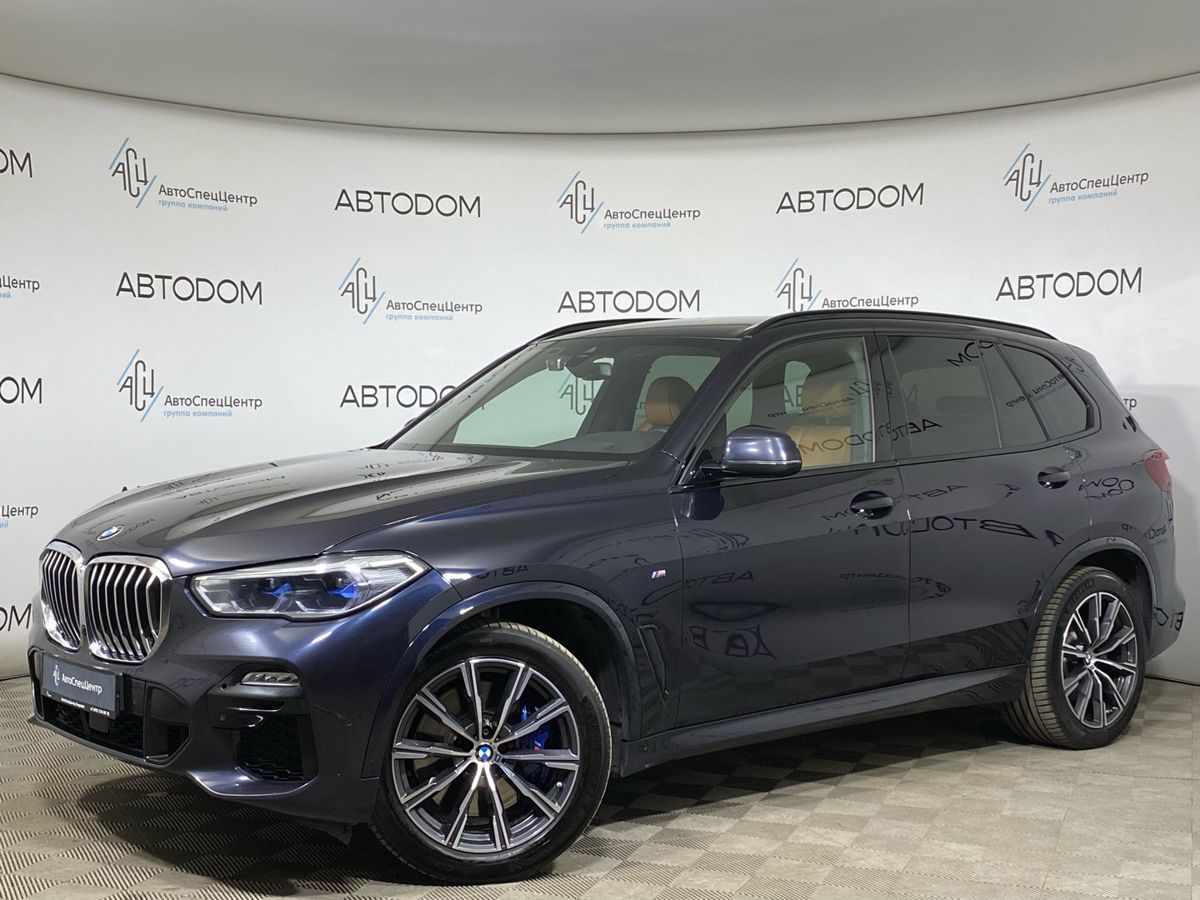 BMW X5 IV поколение (G05) 3.0d AT 4WD (249 л.с.) M Sport Синий 2020 с пробегом 92 692 км
