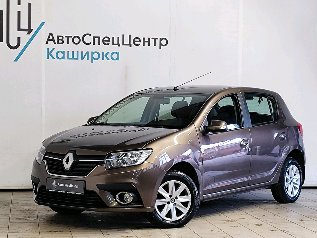 Renault Sandero II [рестайлинг] 1.6 MT (82 л.с.) Life Коричневый 2019 с пробегом 58 645 км
