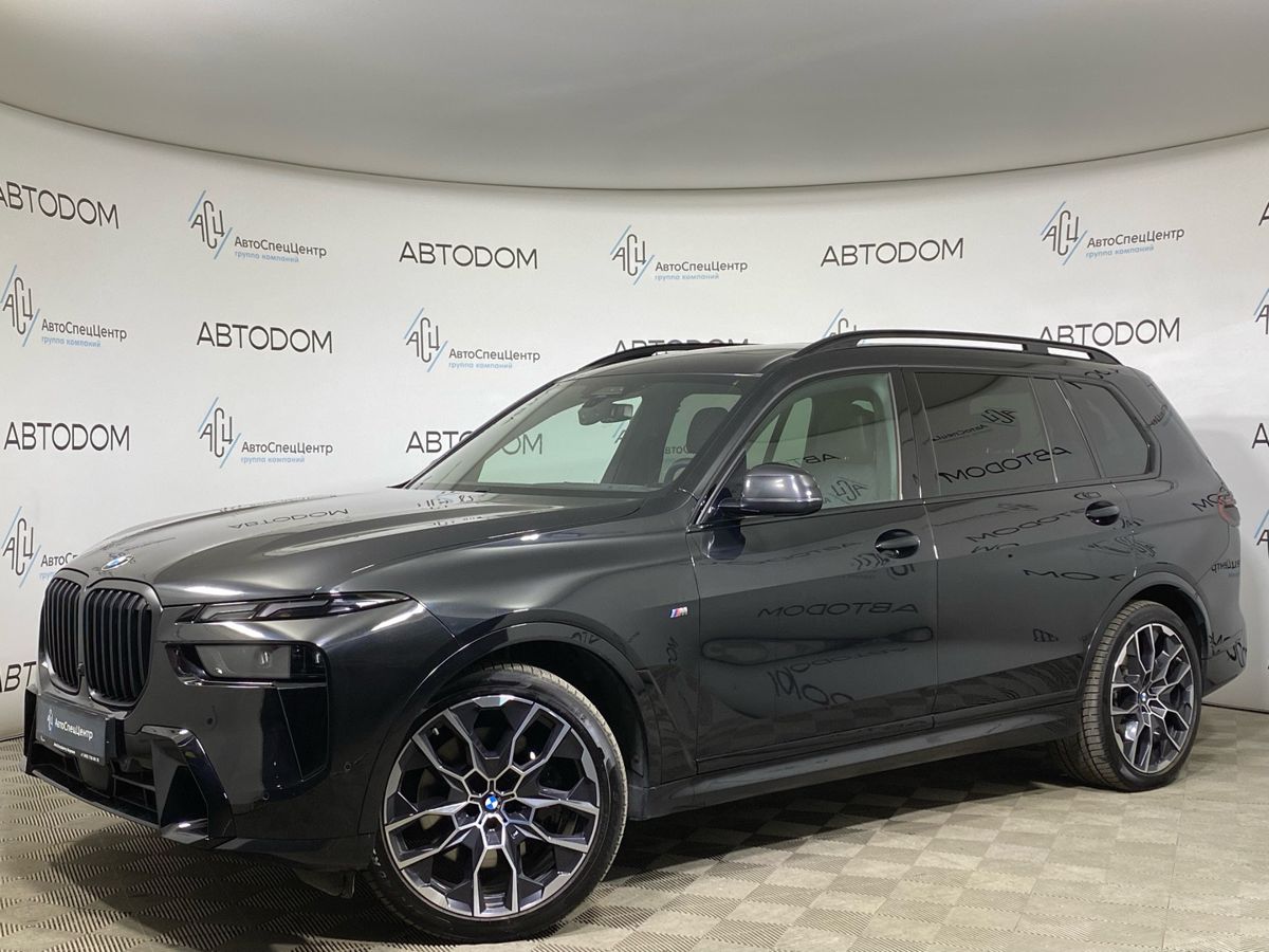 BMW X7 I (G07) [рестайлинг] 3.0d AT 4WD (340 л.с.) M Sport Чёрный 2024 с пробегом 74 331 км