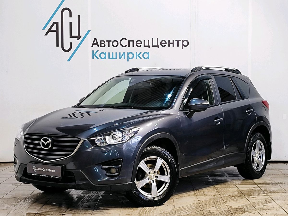 Автомобиль Mazda CX-5 I [рестайлинг] 2.0 AT (150 л.с.) Active Серый 2016 с пробегом 92 936 км