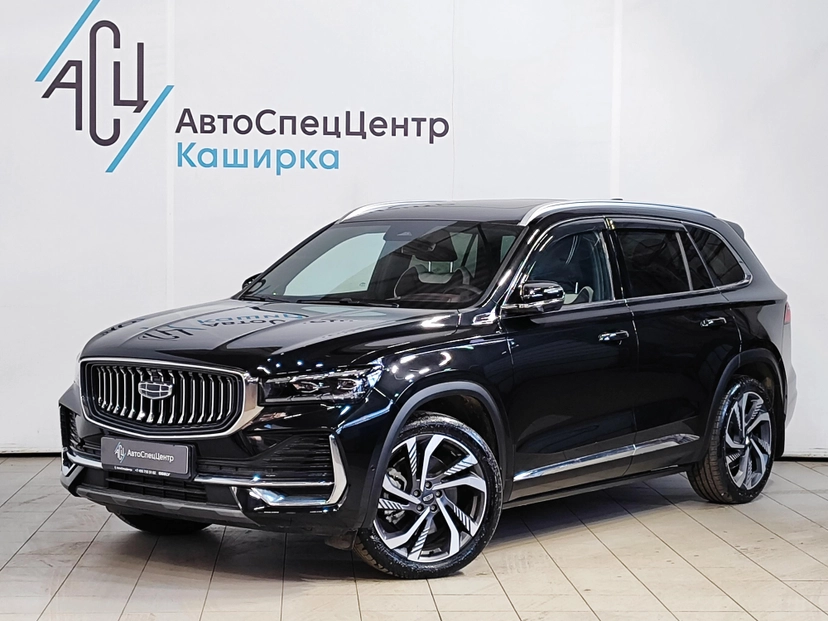 Автомобиль Geely Monjaro I поколение 2.0 AT 4WD (238 л.с.) Flagship Чёрный 2024 с пробегом 2 424 км