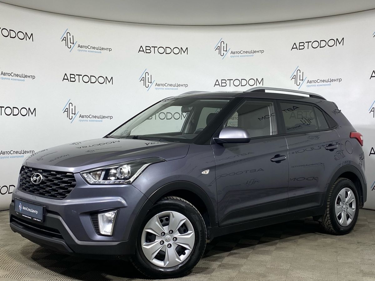 Автомобиль Hyundai Creta I [рестайлинг] 2.0 AT (149 л.с.) Comfort Серый 2021 с пробегом 136 580 км