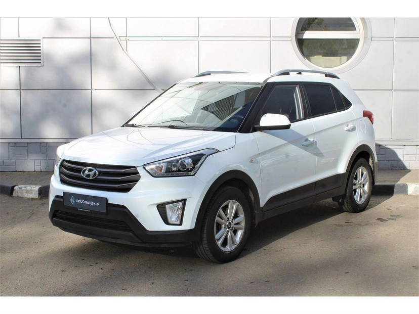 Автомобиль Hyundai Creta I поколение 2.0 AT 4WD (149 л.с.) Travel 2019 Белый 2019 с пробегом 68 232 км