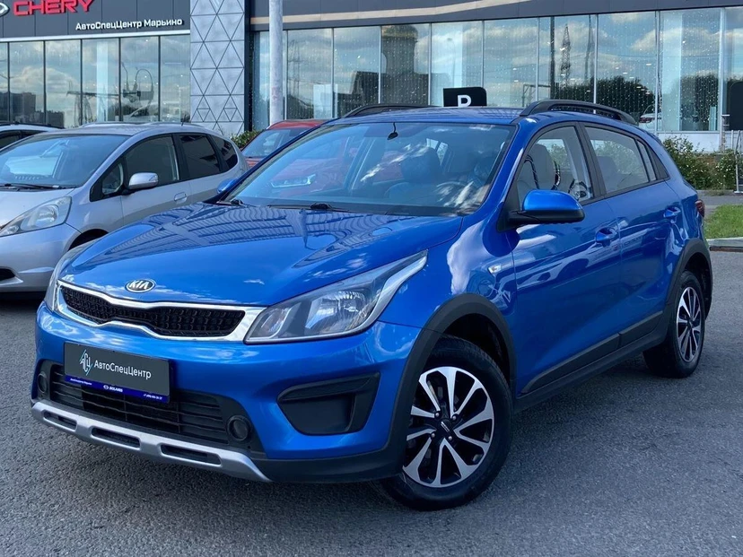 Kia Rio IV поколение 1.4 AT (99 л.с.) Comfort Синий 2019 с пробегом 166 271 км