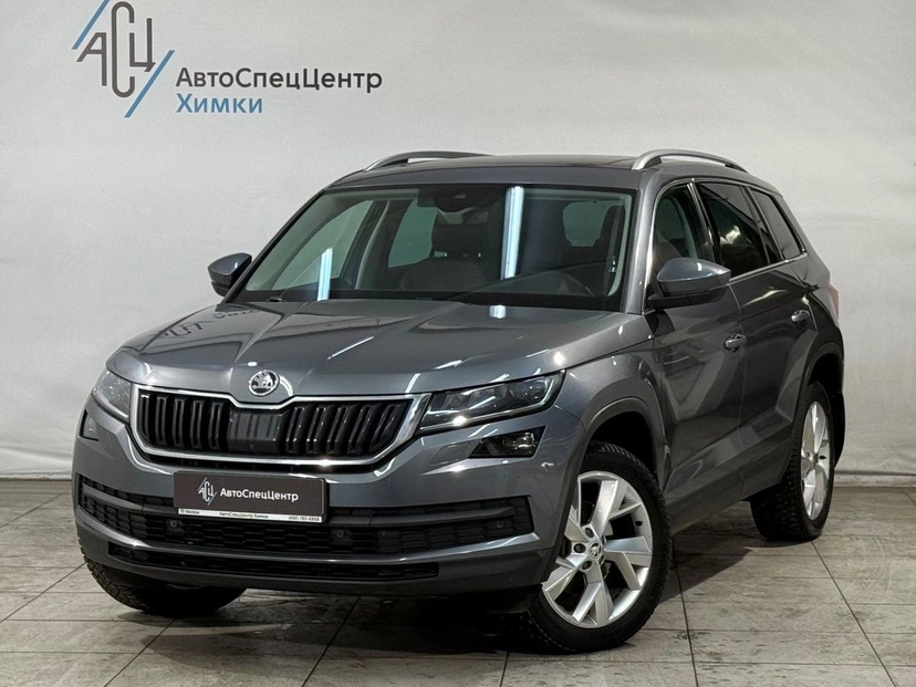 Автомобиль Skoda Kodiaq I поколение 2.0d AMT 4WD (150 л.с.) Style Серый 2020 с пробегом 48 000 км