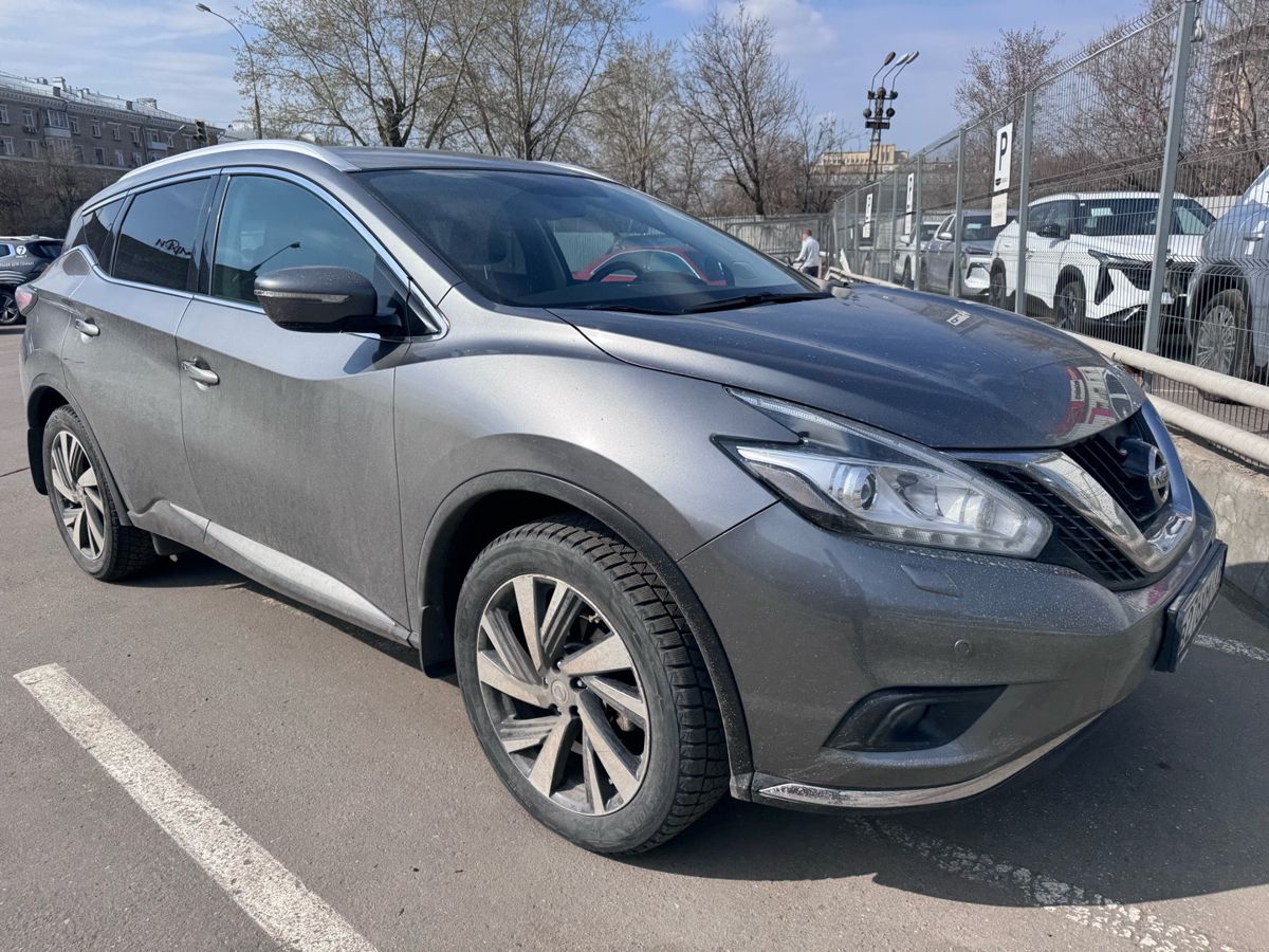 Автомобиль Nissan Murano III поколение (Z52) 3.5 CVT 4WD (249 л.с.) High Серый 2016 с пробегом 106 747 км