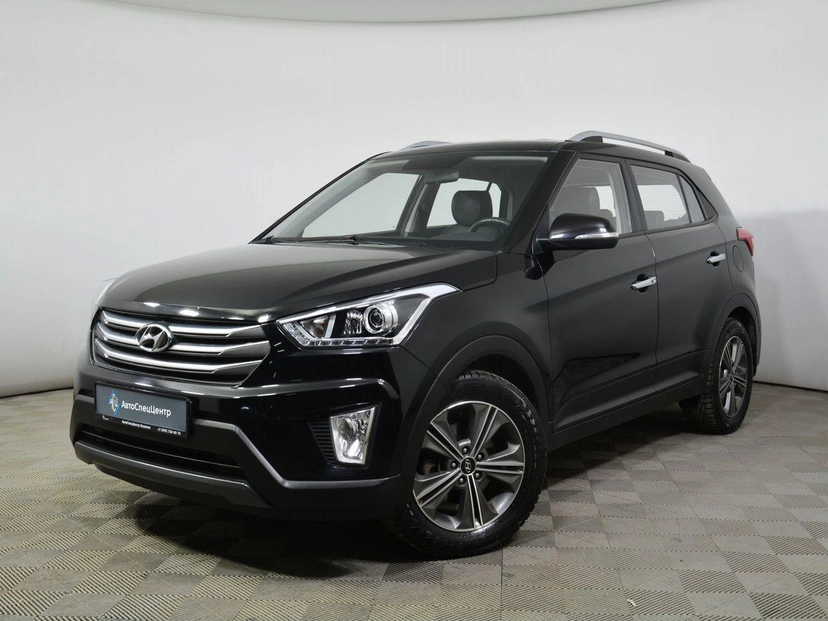 Автомобиль Hyundai Creta I поколение 2.0 AT 4WD (149 л.с.) Base Чёрный 2016 с пробегом 53 364 км