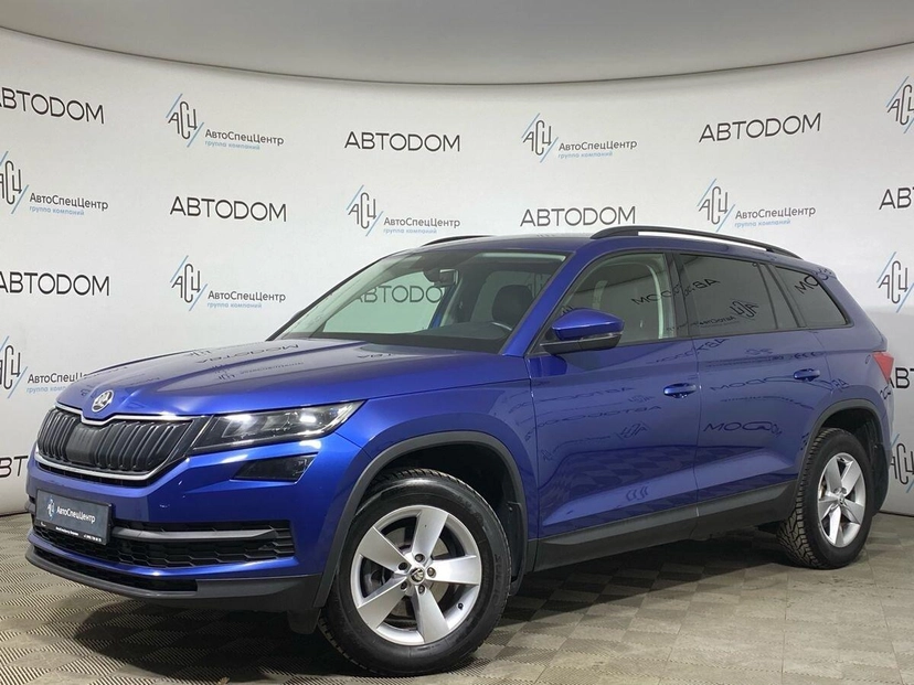 Автомобиль Skoda Kodiaq I поколение 1.4 AMT (150 л.с.) Ambition Синий 2020 с пробегом 93 142 км