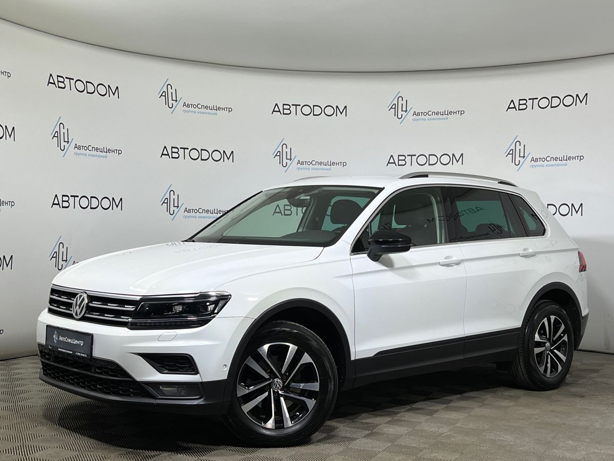 Volkswagen Tiguan II поколение 1.4 AMT 4WD (150 л.с.) Connect (2019) Белый 2019 с пробегом 118 188 км