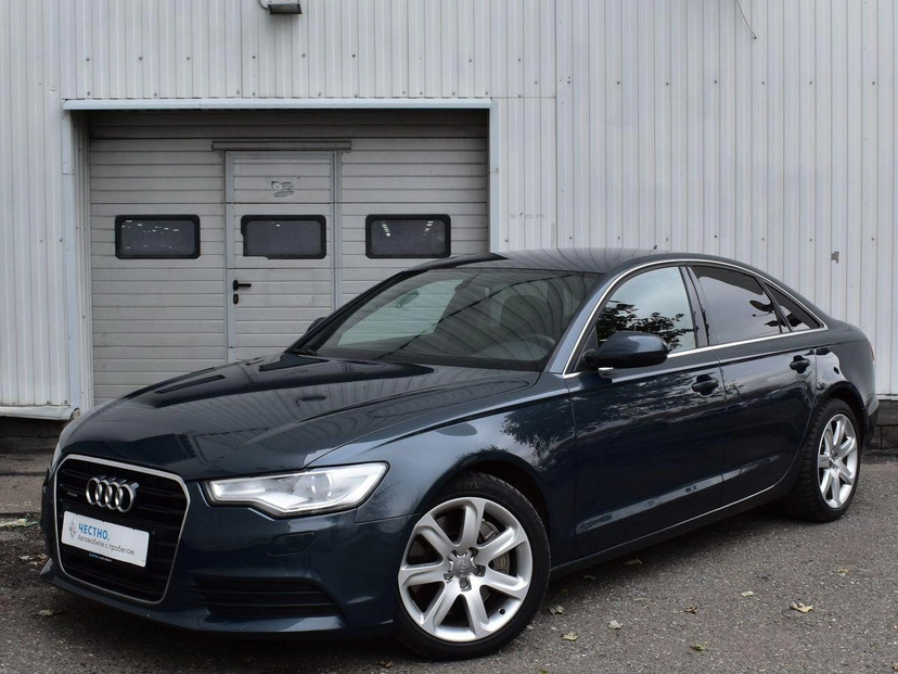 Автомобиль Audi A6 IV поколение (C7) 3.0d AMT 4WD (245 л.с.) Base Синий 2011 с пробегом 189 592 км
