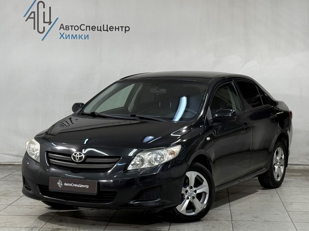 Toyota Corolla X поколение (E140/E150) 1.6 AMT (124 л.с.) Комфорт Чёрный 2008 с пробегом 96 000 км