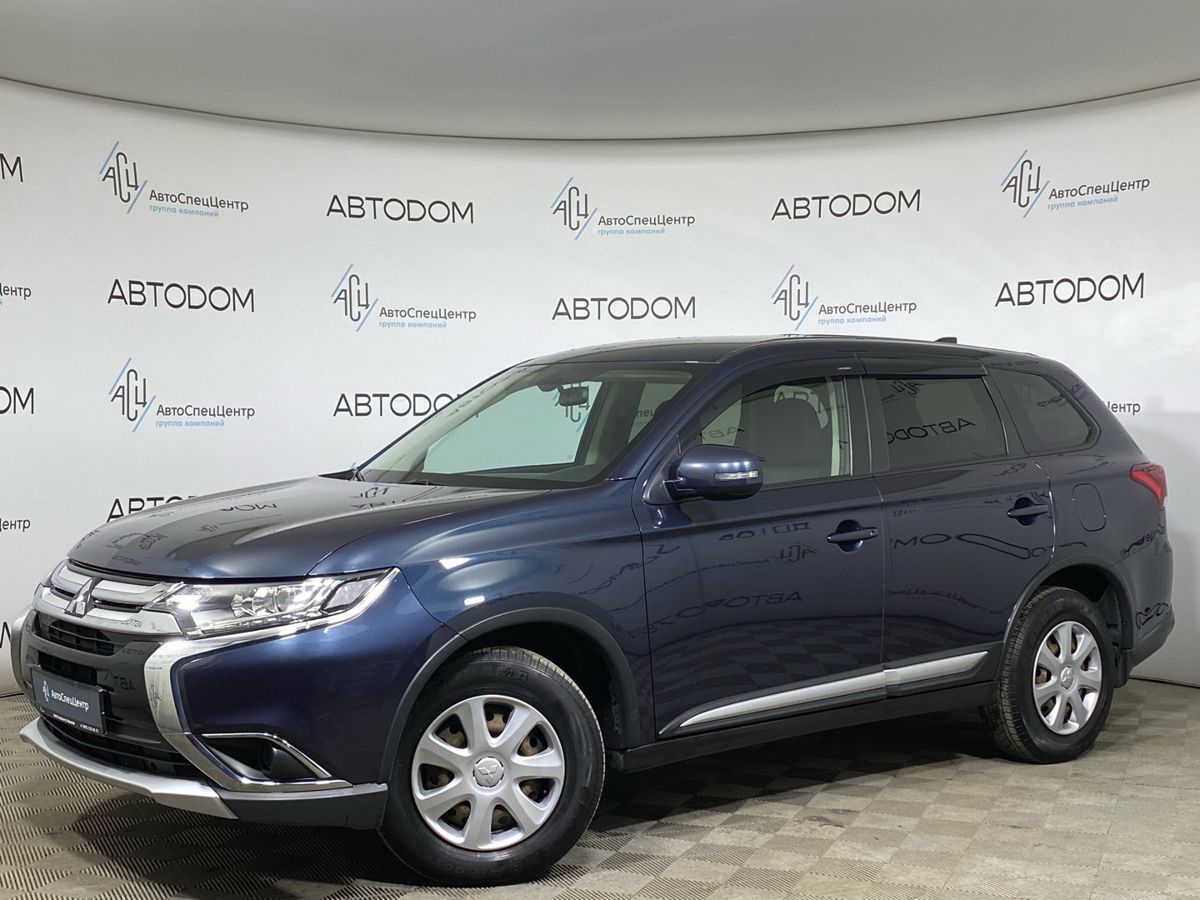 Mitsubishi Outlander III [2-й рестайлинг] 2.0 CVT 4WD (146 л.с.) Intense Синий 2017 с пробегом 98 541 км