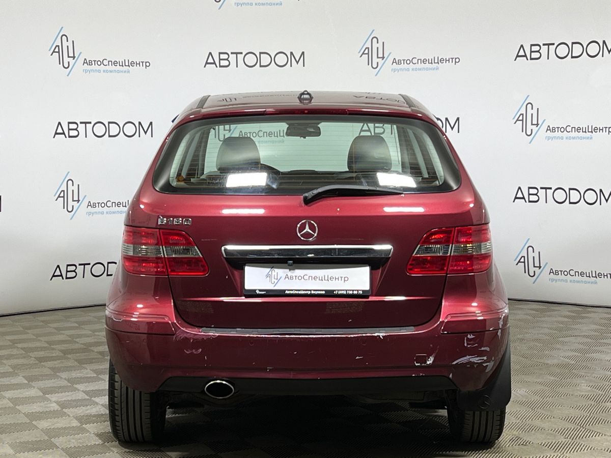 Mercedes-Benz B-Класс I (W245) [рестайлинг] 170 1.7 CVT (116 л.с.) Base Красный 2010 с пробегом 169 477 км