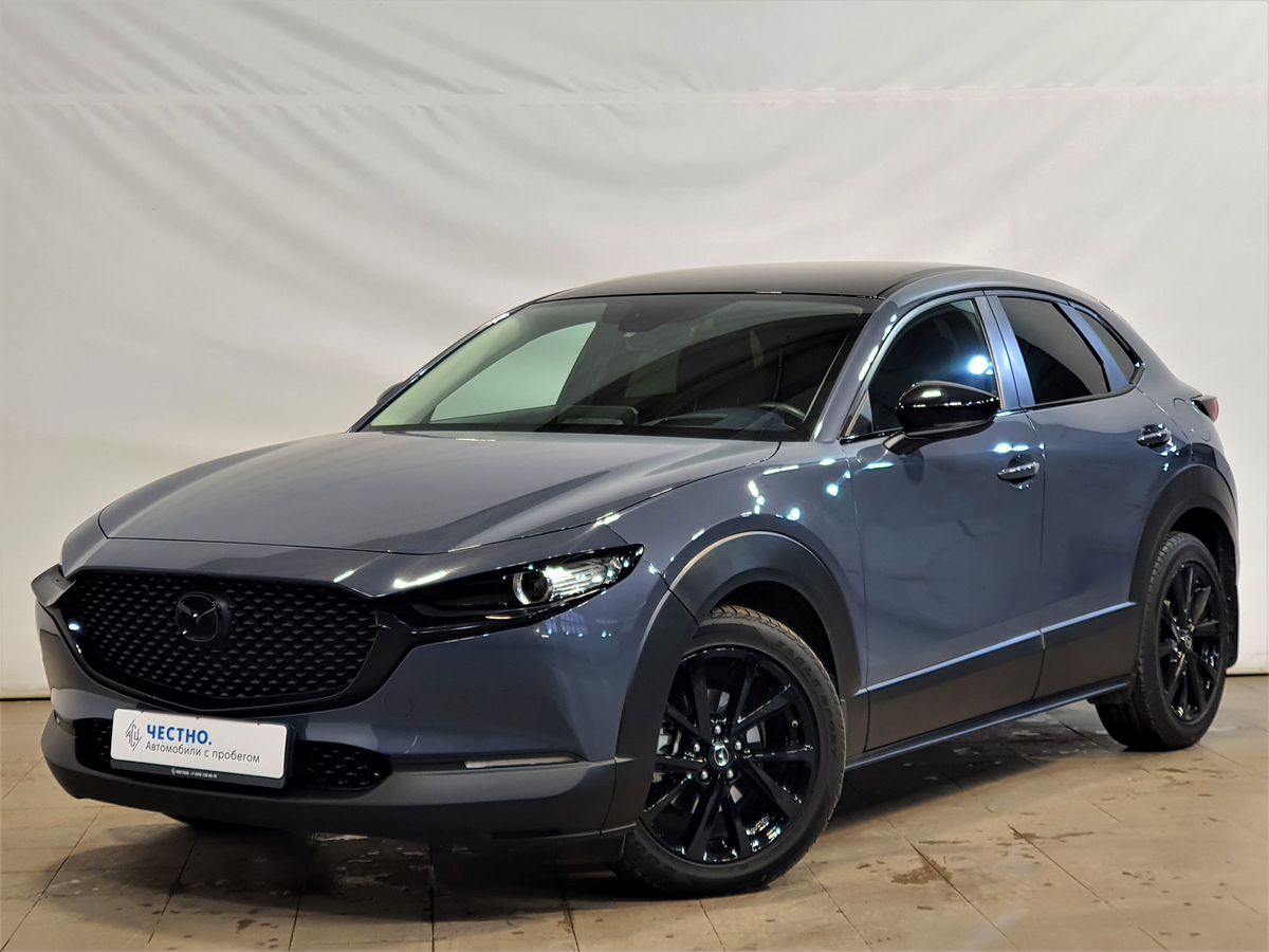 Автомобиль Mazda CX-30 I поколение 2.0 AT (150 л.с.) Active Серый 2021 с пробегом 53500 км