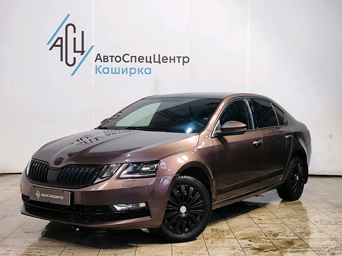 Автомобиль Skoda Octavia III (A7) [рестайлинг] 1.8 AMT (180 л.с.) Style Коричневый 2019 с пробегом 147 253 км