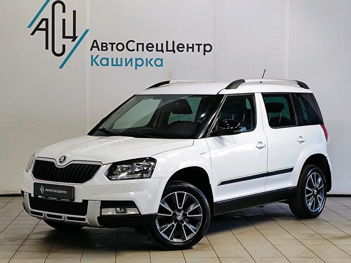 Автомобиль Skoda Yeti I [рестайлинг] 1.6 MT (110 л.с.) Hockey Edition Белый 2016 с пробегом 117 183 км