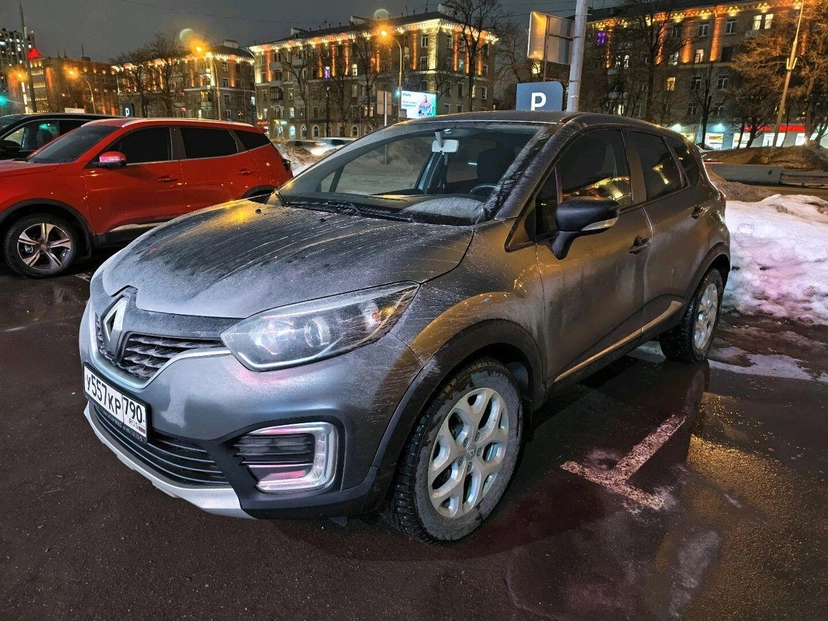 Автомобиль Renault Kaptur I поколение 1.6 MT (114 л.с.) Drive Серый 2017 с пробегом 134 271 км