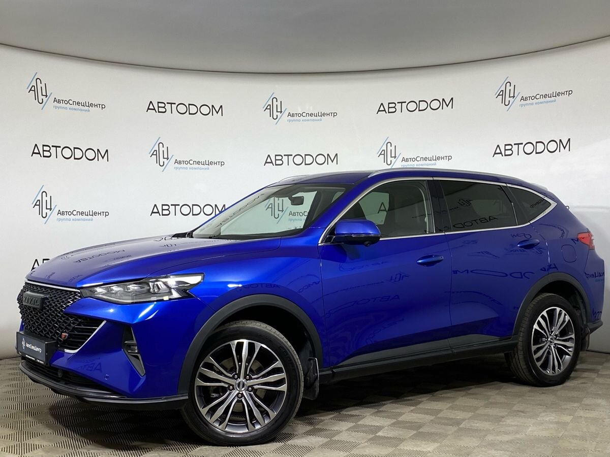 Haval F7 I [рестайлинг] 2.0 AMT 4WD (190 л.с.) Premium Синий 2023 с пробегом 85 663 км