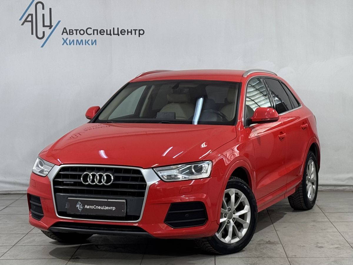 Автомобиль Audi Q3 I (8U) [рестайлинг] 2.0 AMT 4WD (180 л.с.) Base Красный 2016 с пробегом 100 000 км