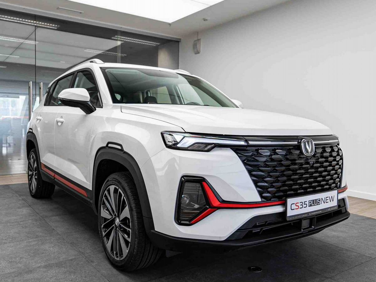Автомобиль Changan CS35PLUS I [рестайлинг] 1.4 AMT (150 л.с.) Tech Белый 2024 новый