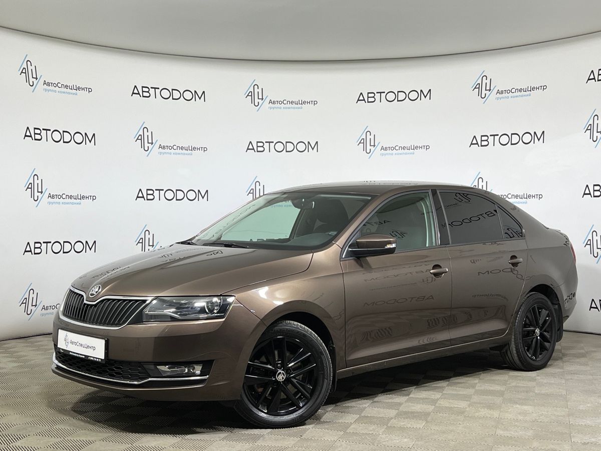 Skoda Rapid I [рестайлинг] 1.4 AMT (125 л.с.) Style Коричневый 2018 с пробегом 82 977 км