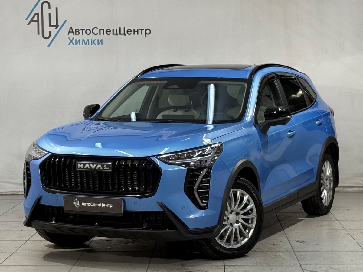 Haval Jolion I [рестайлинг] 1.5 AMT 4WD (150 л.с.) Tech+ Синий 2024 с пробегом 12 500 км