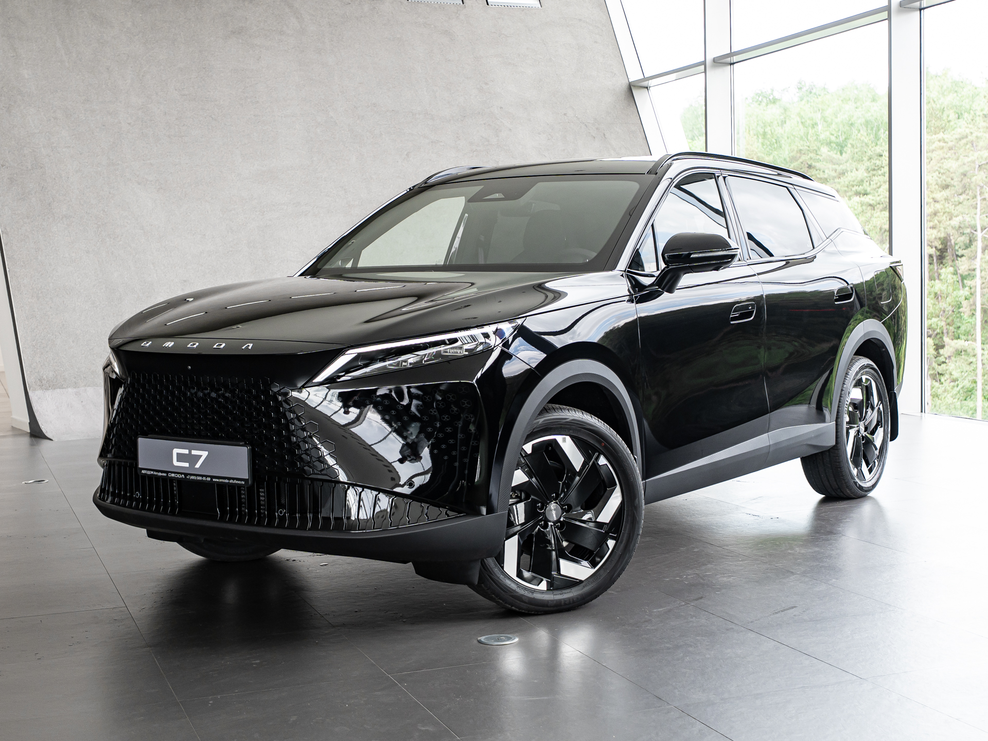 OMODA C7 I поколение 1.6 AMT 4WD (150 л.с.) Драйв Чёрный 2026 новый