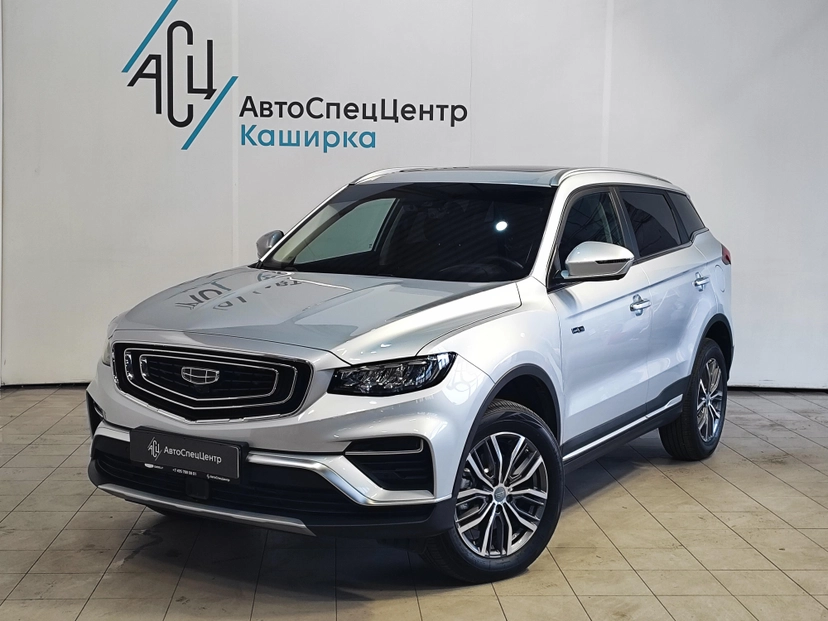 Автомобиль Geely Atlas Pro I поколение 1.5 AMT 4WD (177 л.с.) Flagship+ Серый 2024 с пробегом 10 235 км