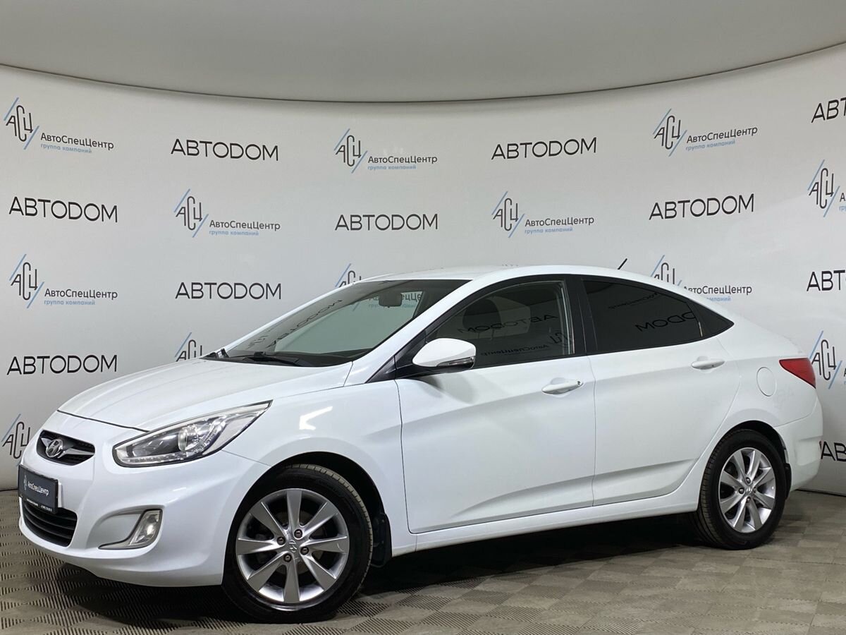Hyundai Solaris I поколение 1.6 MT (123 л.с.) Comfort Белый 2013 с пробегом 161 729 км