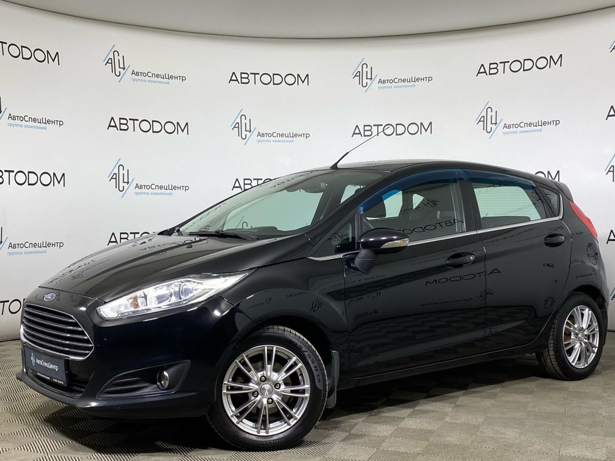 Ford Fiesta VI [рестайлинг] 1.6 AMT (105 л.с.) Trend Plus Чёрный 2016 с пробегом 134 784 км