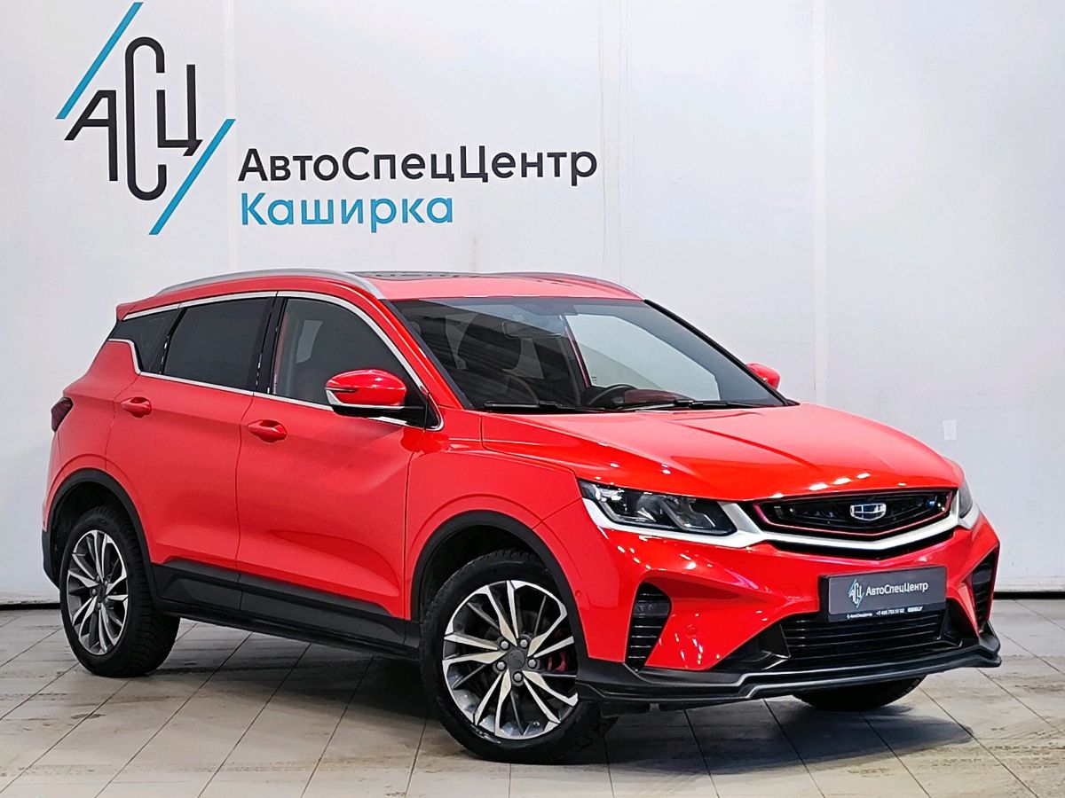 Автомобиль Geely Coolray I поколение 1.5 AMT (150 л.с.) Flagship Красный 2023 с пробегом 42 260 км