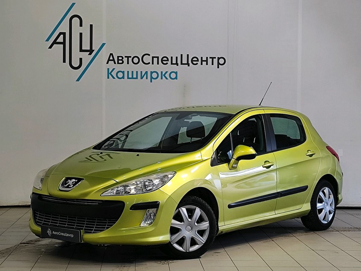 Автомобиль Peugeot 308 I поколение (T7) 1.6 AT (120 л.с.) Premium Зелёный 2008 с пробегом 118 753 км