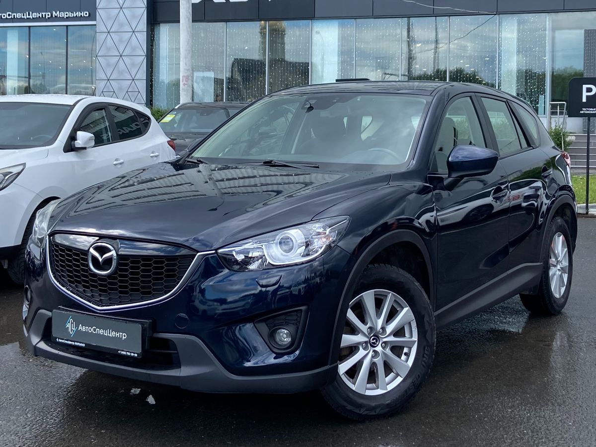 Mazda CX-5 I поколение 2.0 AT (150 л.с.) Active Синий 2014 с пробегом 99 800 км