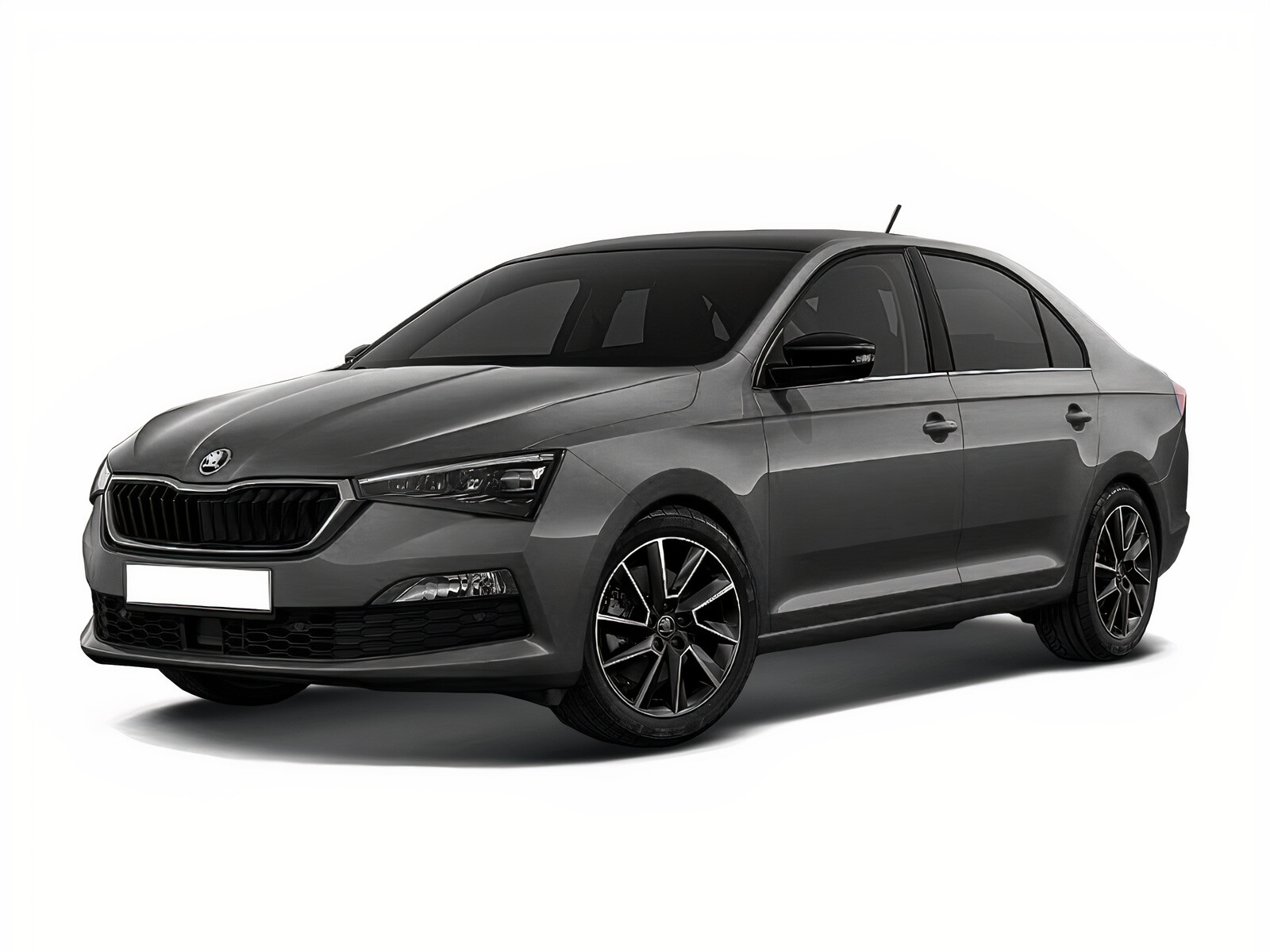Автомобиль Skoda Rapid II поколение 1.6 AT (110 л.с.) Style Серый 2021 новый