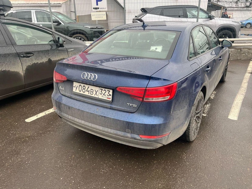 Автомобиль Audi A4 V поколение (B9) 1.4 AMT (150 л.с.) Design Синий 2016 с пробегом 145 586 км
