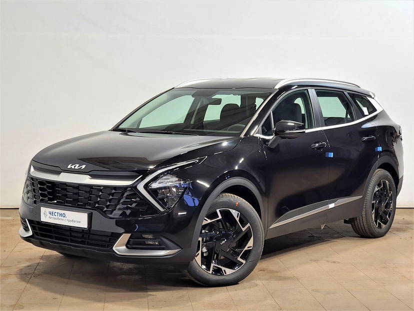 Автомобиль Kia Sportage V поколение 2.0 AT 4WD (150 л.с.) Luxe Чёрный 2023 с пробегом 17 км