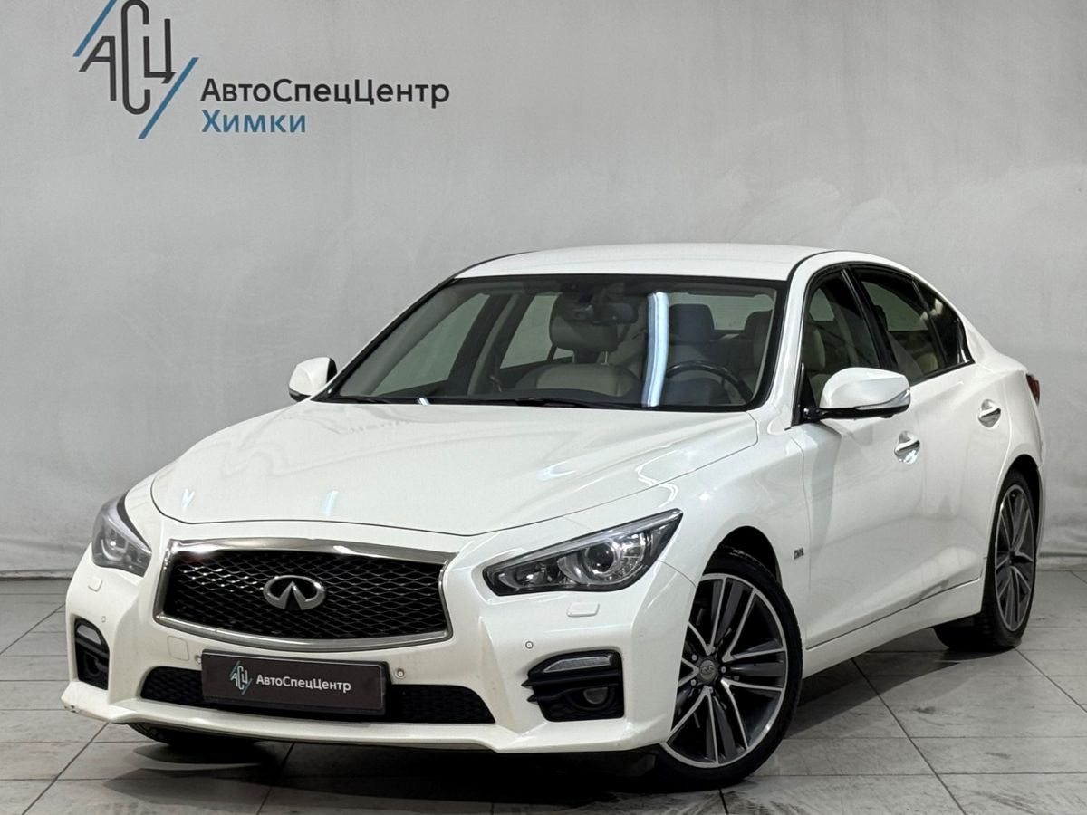 Infiniti Q50 I поколение 2.0 AT (211 л.с.) Hi-Tech Белый 2016 с пробегом 214 100 км