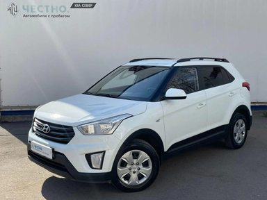 Автомобиль Hyundai Creta I поколение 1.6 AT (123 л.с.) Comfort Белый 2018 с пробегом 122000 км
