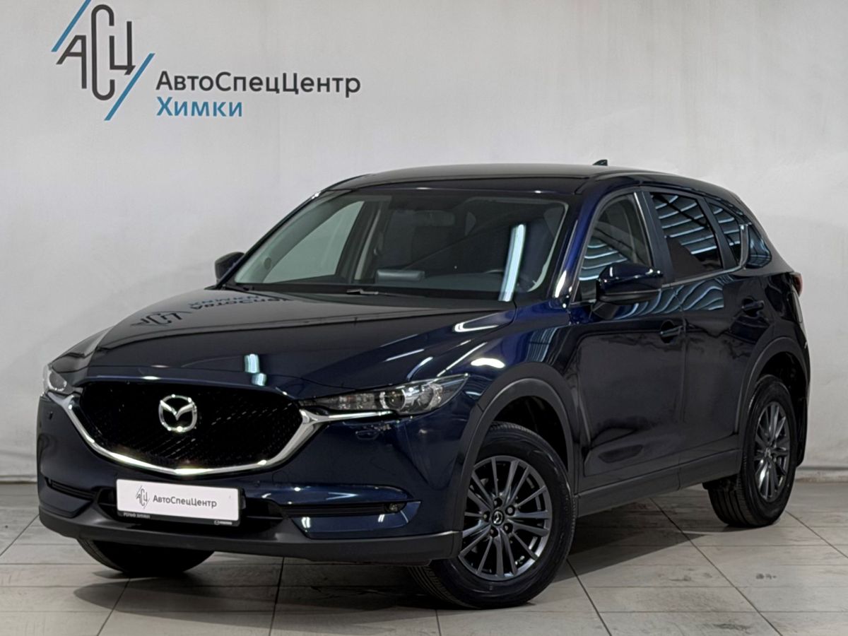 Mazda CX-5 II поколение 2.0 AT (150 л.с.) Active (Пакет 1) (2017-2020) Синий 2021 с пробегом 51 400 км