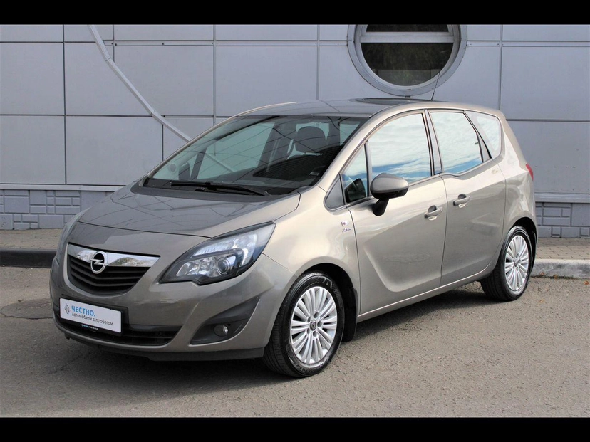 Автомобиль Opel Meriva II поколение (B) 1.4 AT (120 л.с.) Design Edition Серый 2013 с пробегом 102 500 км