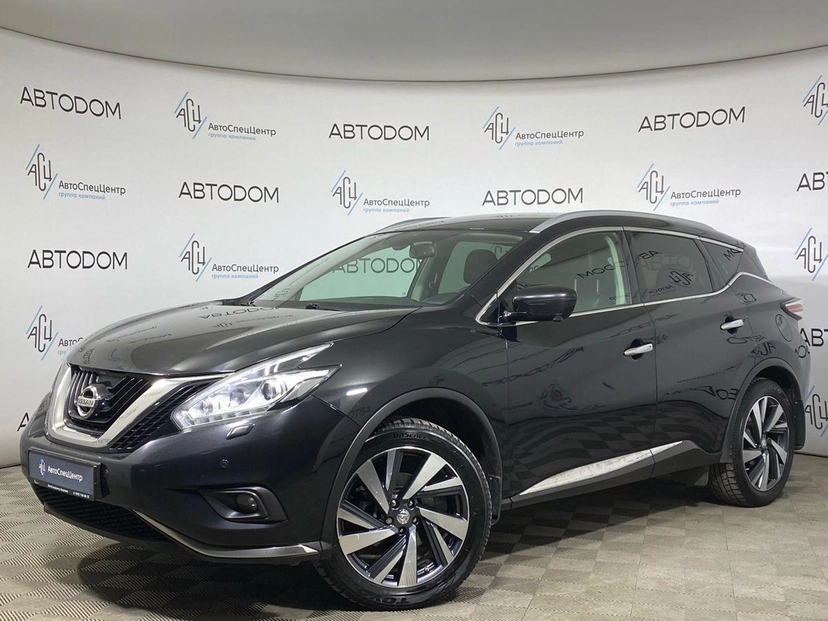 Автомобиль Nissan Murano III поколение (Z52) 3.5 CVT 4WD (249 л.с.) Top Чёрный 2017 с пробегом 170 530 км