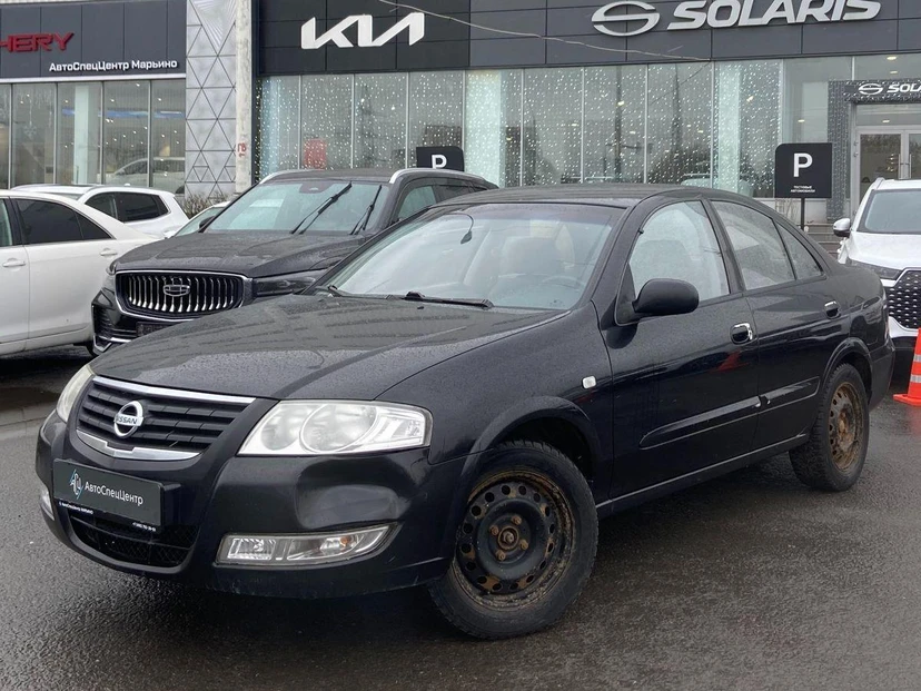 Автомобиль Nissan Almera Classic I поколение (B10) 1.6 MT (107 л.с.) Base Чёрный 2007 с пробегом 158 000 км