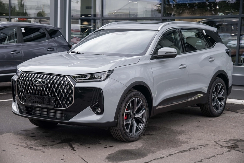 Автомобиль CHERY Tiggo 7L I поколение 1.6 AMT 4WD (150 л.с.) Active Серый 2025 новый